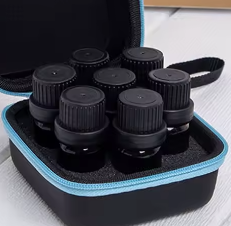 7 Compartments 5ML Essential Oil Bottles Storage Bag