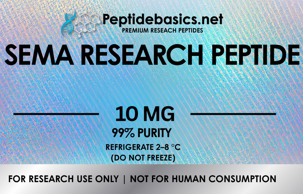 SEMA 10MG Research Peptide – High-Purity Lyophilized GLP-1 Receptor Agonist