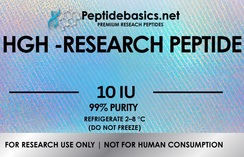 HGH 10IU PREMIUM RESEARCH PEPTIDE