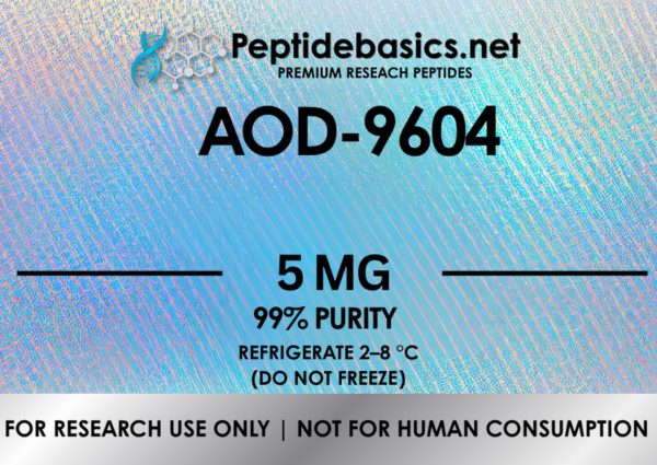 gallery (24) AOD-9604 5mg – HGH Fragment 177-191 Research Peptide