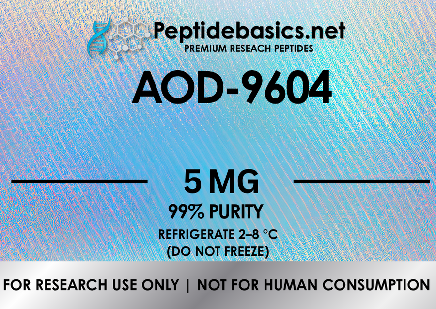 AOD-9604 5mg – HGH Fragment 177-191 Research Peptide