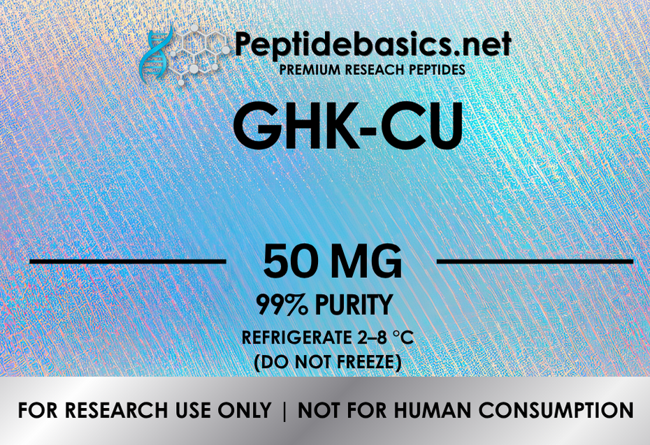 GHK-Cu 50MG | Copper Tripeptide-1 Research Peptide >99% Pure