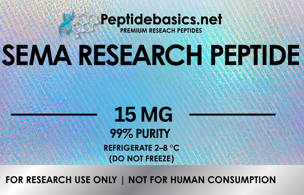 SEMA 15MG Research Peptide – High-Purity Lyophilized GLP-1 Receptor Agonist