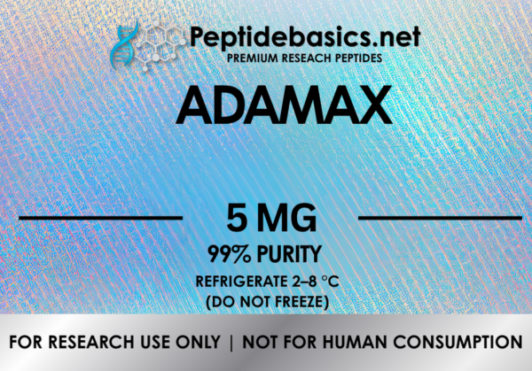 Adamax 5mg Research Peptide – Enhanced Semax Analog for Cognitive & Neuroprotective Studies | Peptide Basics
