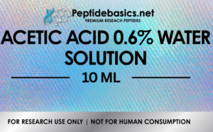 ACETIC ACID 0.6% Water Solution  10ML